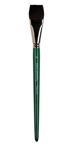 Кисть Green Line VISTA-ARTISTA 90212-10 имитация белки плоская 1 шт короткая ручка №10