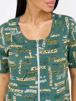 Халат женский, цвет хаки