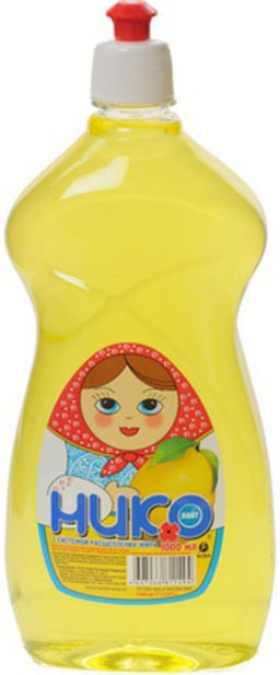 НИКО Лайт Матрешка Моющее ср-во ЛИМОН (1л). 12