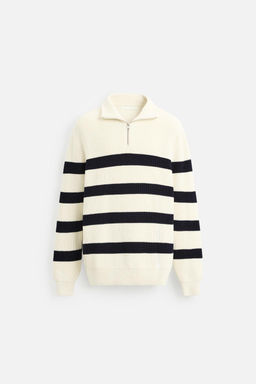 BASIC QUARTER-ZIP SWEATER - Zara фото 14