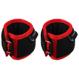 Утяжелители на запястье ONLYTOP, 2 шт. × 200 г, цвет красный