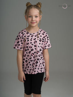 Костюм Актив нежный леопард-черный - Sovalina фото 20