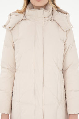 Женское кремовое пальто Неожиданная скидка в корзине - U.s. polo assn фото 6