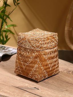 Корзинка плетёная «Марокко», 17×17×25 см