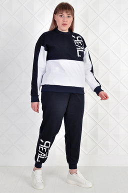 Арт.2310 Костюм женский 46-54 (5шт.) Цвет:синий, белый - Калинка фото 3