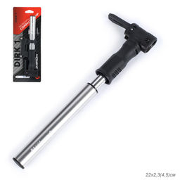 Велонасос COMIRON DIRK 1, алюминиевый цилиндр, пластиковая ручка, телескопическая головка на шланге, Presta-Schrader-Dunlop, 8,3 бар. /уп 100 - Галеонтрейд фото 11