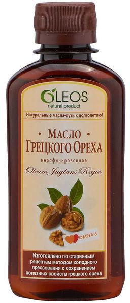 Пищевое масло Грецкого ореха (БАД) 200 мл ОЛЕОС 12709