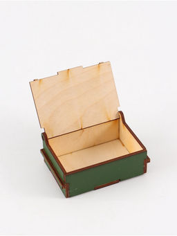 Цена за 2 шт. Коробка подарочная деревянная Боевой запас 8.5?6?3.5 см