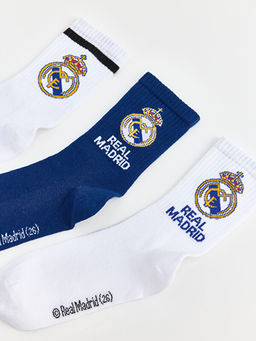 Real Madrid Bask?l? Erkek ?ocuk Soket ?orap 5li