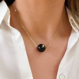 Кулон на цепочке из Обсидиана 42 см +