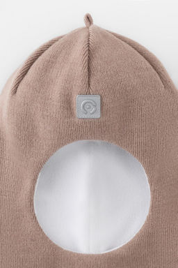 КВ 20311/24ш/бархатный беж шапка-шлем дет