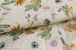 Штапель Летняя пора цв.телесно-бежевый, ш.1.42м, вискоза-100%, 90гр/м.кв - Купава фото 14