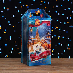 Коробка подарочная Новогодний вечер, 16,2 х 38 х 16,2 см - Simaland фото 2