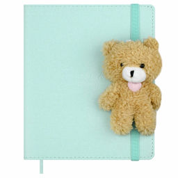 Дневник школьный арт. 72527 / 15 ИГРУШКА МИШКА МЕНТОЛОВЫЙ (кожзам: А5+; твёрдый переплёт, материал