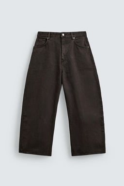 JEANS WIDE FIT / Marr?n - Zara фото 7