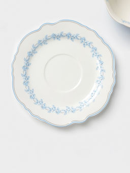 Чайная пара WY Royal blue, фарфор, 220 мл, голубая