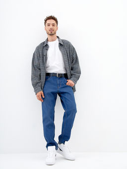 Утепленные Мужские джинсы TAPER-SLIM - Mossmore фото 27