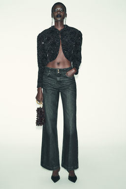 Z1975 WIDE-LEG HIGH-WAIST JEANS - Zara фото 11