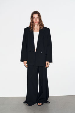 BLAZER OVERSIZE RAYA DIPLOM?TICA / Marino / Blanco