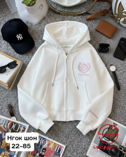 Толстовка женская с капюшоном