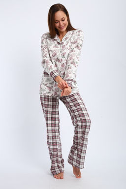 Пижама женская из футера Салли укроп