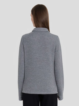 Поло женское серое - Mark formelle фото 2