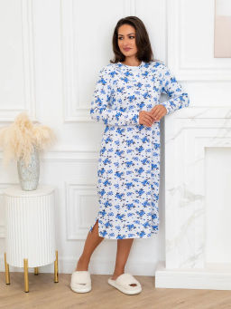 Сорочка женская Нина Голубой - Modamica фото 46