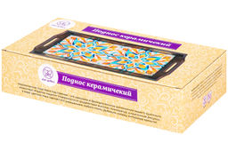 Поднос 31,5*16,5*6,5 см Яркий орнамент прямоугольный - Elan gallery фото 8