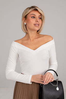 Блузка ТБ-73-1 белый - Angelika фото 3