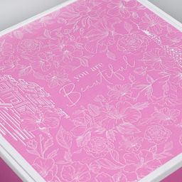 Коробка подарочная складная, упаковка, You are beautiful, 33×33×12 см