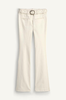 LIMITED EDITION TOPSTITCHED FLARE TROUSERS - Zara фото 7