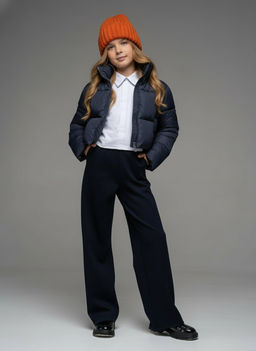 Брюки с начёсом