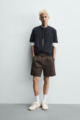 BERMUDA TWILL RELAXED FIT / Marr?n