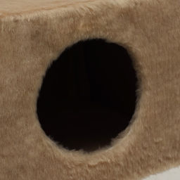 Комплекс для кошек с когтеточкой, с домиком и 2 полками, 37 х 37 х 120 см, бежевый - Simaland фото 5