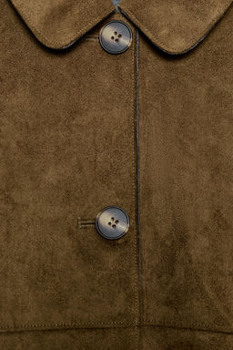 CHAQUETA CORTA EFECTO ANTE / Marr?n Tabaco - Zara фото 11