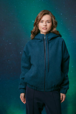 Бомбер женский на молнии Deep Azure - Captain's mate фото 10