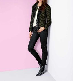 Блейзер, оливково-черный - Ashley brooke фото 8