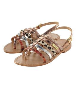 Босоножки, пестрые