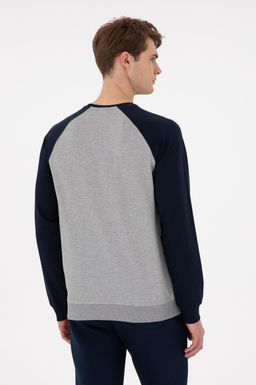 Мужской серый меланжевый свитшот Неожиданная скидка в корзине - U.s. polo assn фото 5