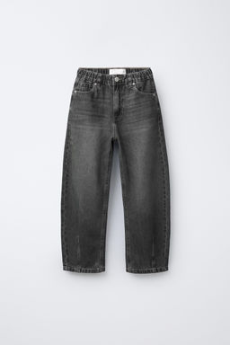 JEANS RELAXED BALLOON / Gris medio