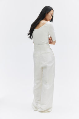 Top de punto con escote en V - H&m фото 4