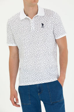 Мужская темно-синяя футболка с воротником-поло - U.s. polo assn фото 20