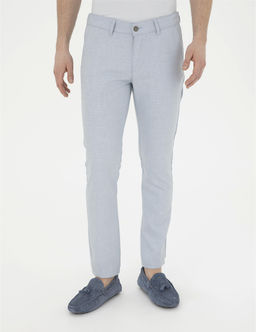 A__k Mavi Slim Fit Kanvas Pantolon - Pierre cardin фото 2