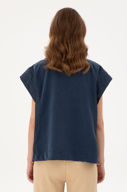 Женский темно-синий вязаный жилет - U.s. polo assn фото 5