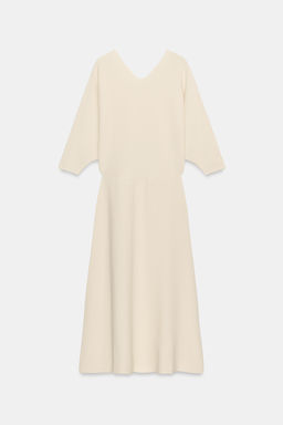 VESTIDO MIDI PUNTO / Crudo - Zara фото 7