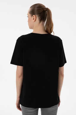 Kad_n Siyah Basic Ti__rt Sepette S_rpriz _ndirim - U.s. polo assn фото 5