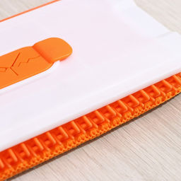 Швабра с отжимом, водосгоном и щёткой Raccoon, 2 насадки из микрофибры 50?11 см, стальная ручка 141 см фото 31