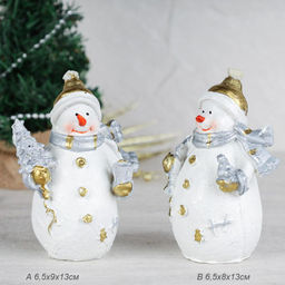 Фигурка Снеговичок 13 см / CHR204 /уп 192/Новый год (А)