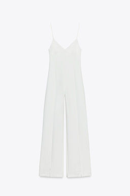 INTERLOCK WIDE-LEG JUMPSUIT - Zara фото 5