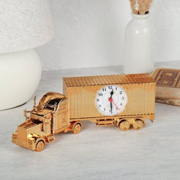 Часы настольные Контейнеровоз 30х6х10 см / F533 /уп 72/ - Галеонтрейд фото 2